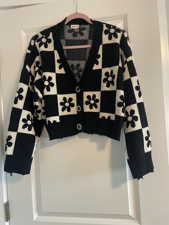 POL Sweaters - POL Daisy Chenille Cardigan - Small